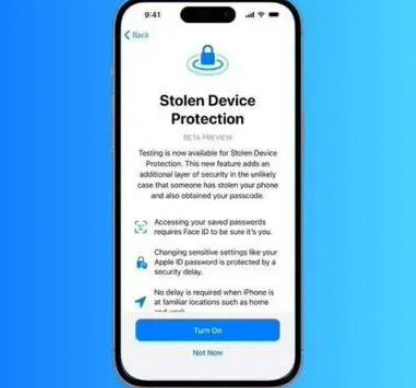 米脂苹果授权维修店分享被盗设备保护功能开启方法 
