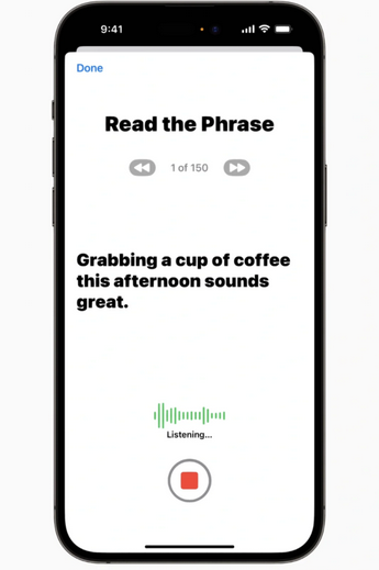 米脂apple维修站分享iPhone在15分钟内可学会并模仿你的声音