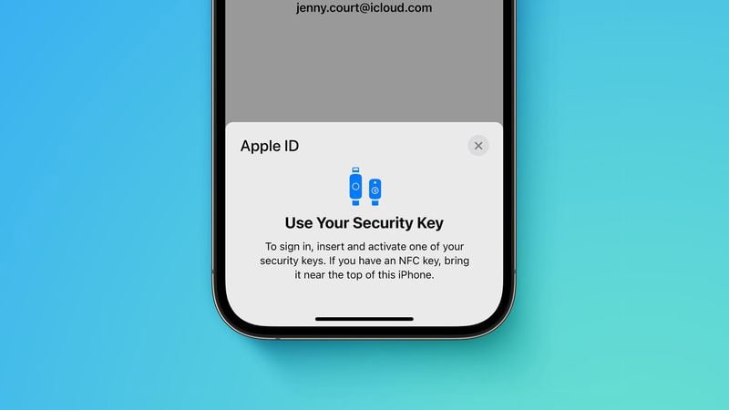 米脂苹果手机维修分享iOS 16.3 新增的 Apple ID 的安全密钥有什么功能 