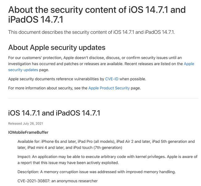 米脂苹果手机维修分享iOS 14.7.1 正式版更新内容及升级方法 